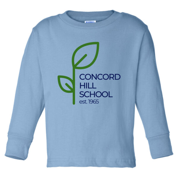 Toddler Cotton Jersey Long Sleeve Tee - Printed Logo Thumbnail