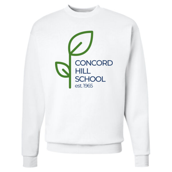 Hanes - Ecosmart Crewneck Sweatshirt - Printed Logo Thumbnail
